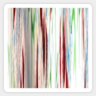 striped colourful abstract pattern Sticker